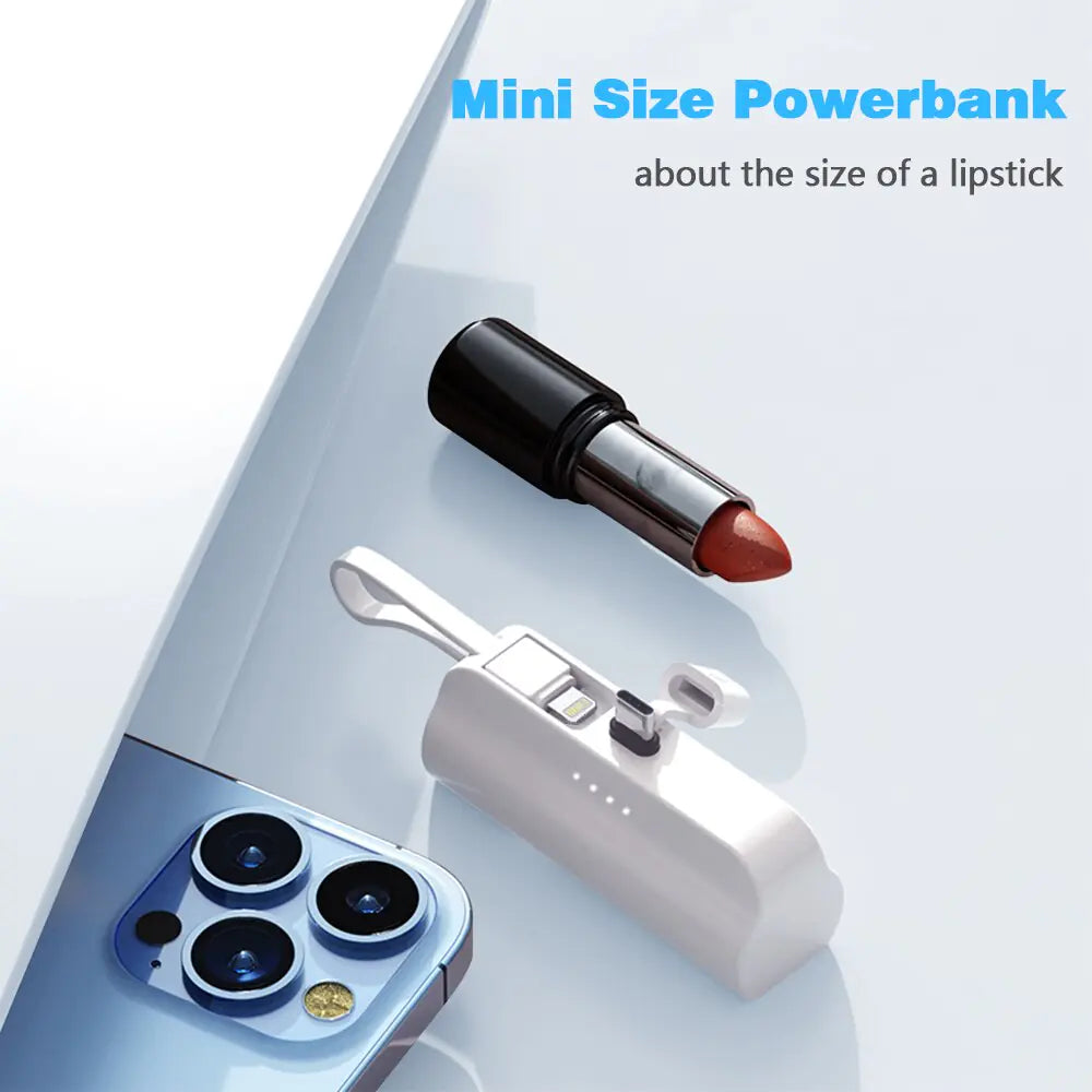 Mini Apple & Android Power Bank 5000mAh