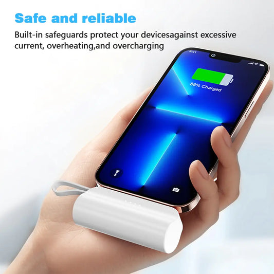 Mini Apple & Android Power Bank 5000mAh