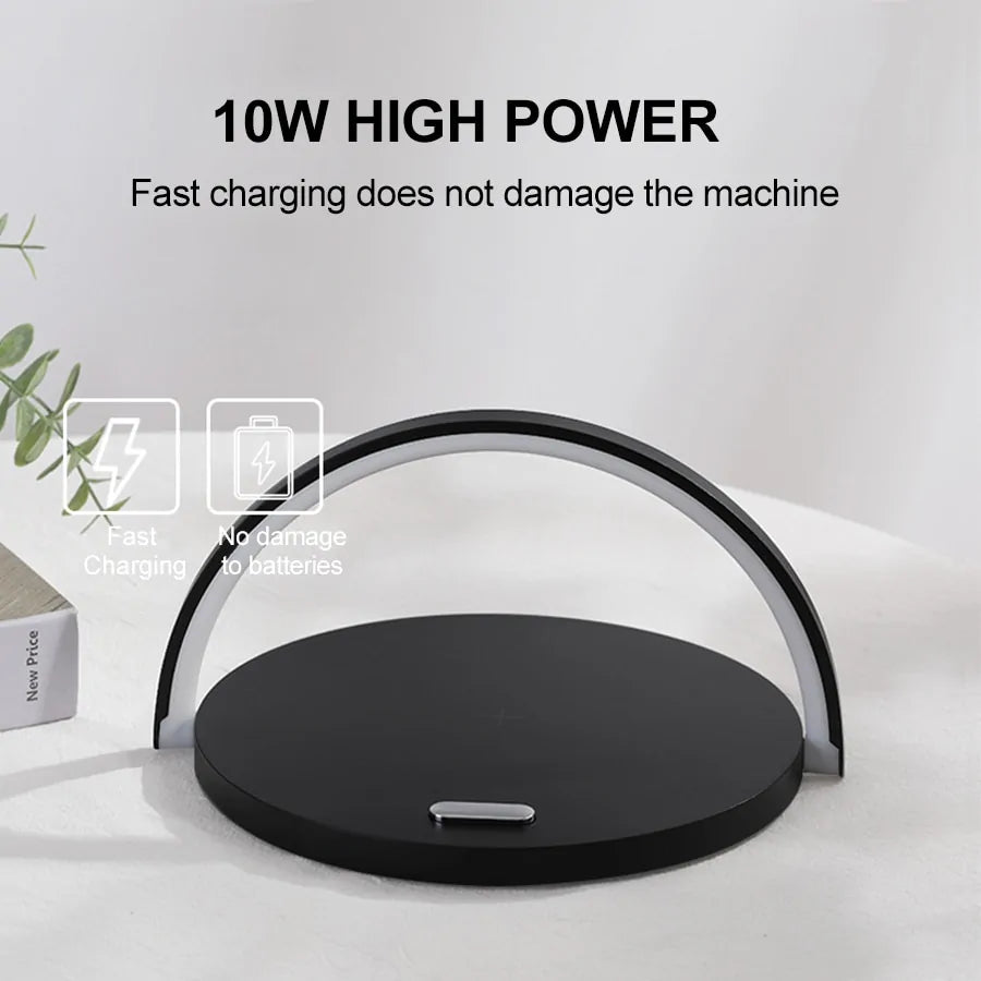 Fast Wireless Charger Sunset Lamp