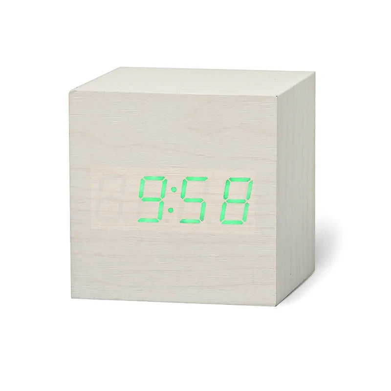 Digital Clock Wood