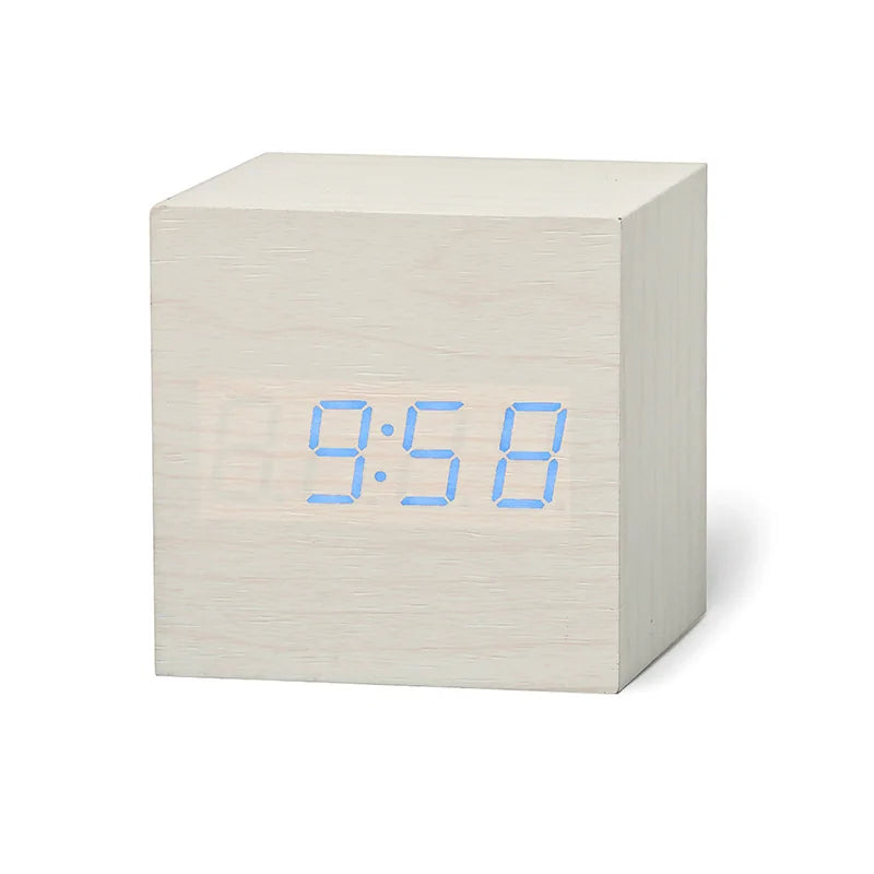 Digital Clock Wood