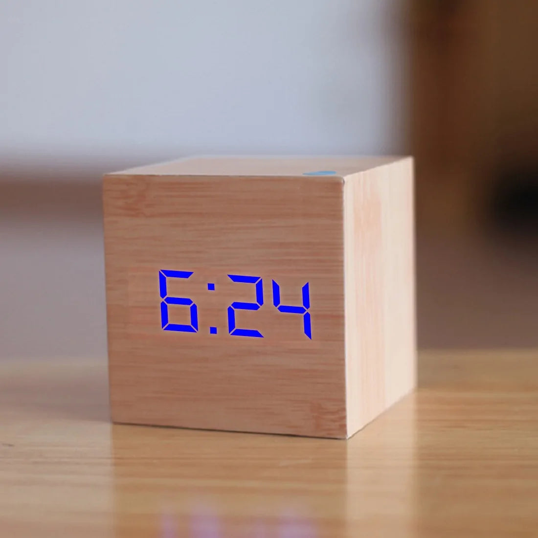 Digital Clock Wood