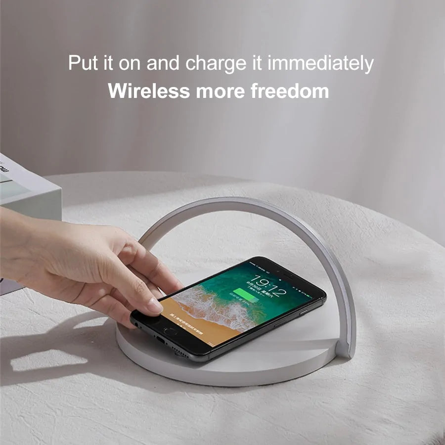 Fast Wireless Charger Sunset Lamp