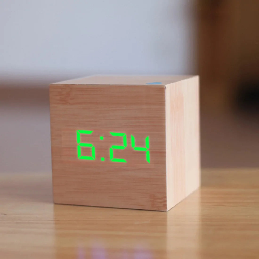 Digital Clock Wood