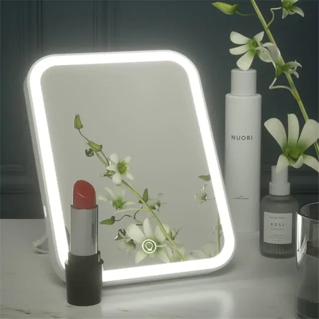 Portable Makeup Mirror Organizer