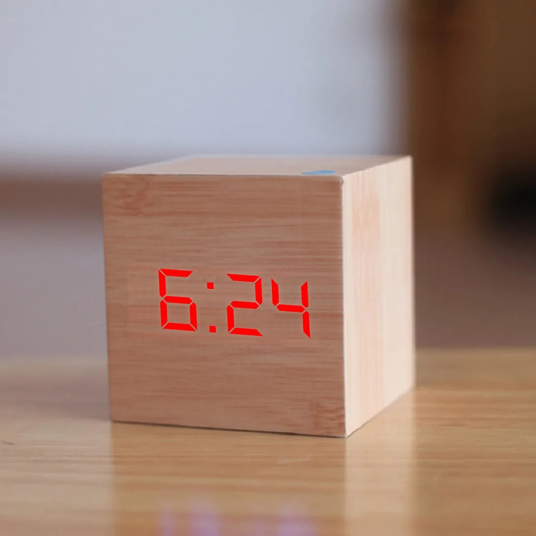 Digital Clock Wood